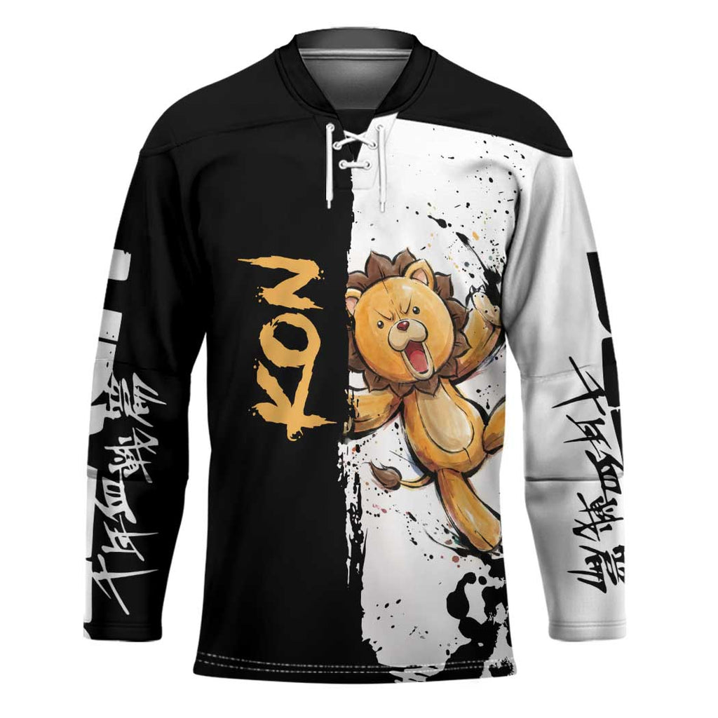 Personalized Kon Hockey Jersey Ink Splash Anime Brush Style