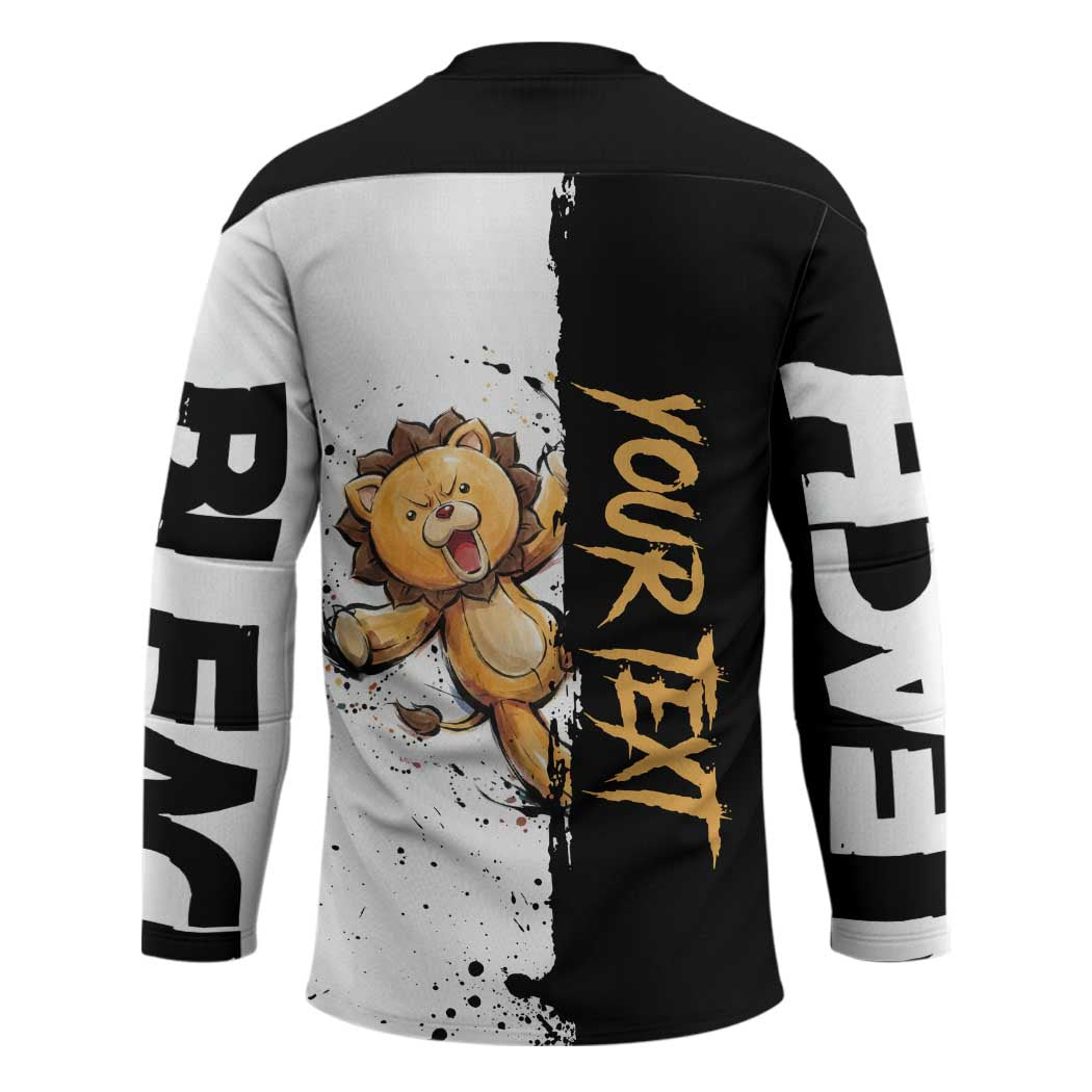 Personalized Kon Hockey Jersey Ink Splash Anime Brush Style