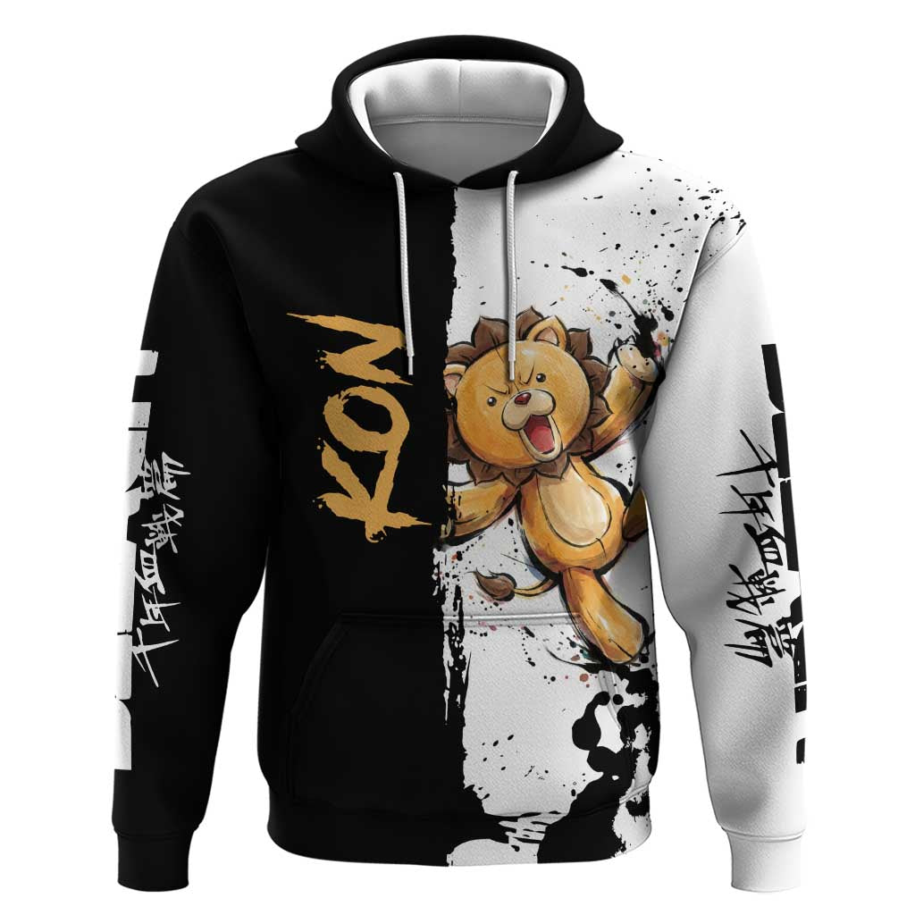 Personalized Kon Hoodie Ink Splash Anime Brush Style