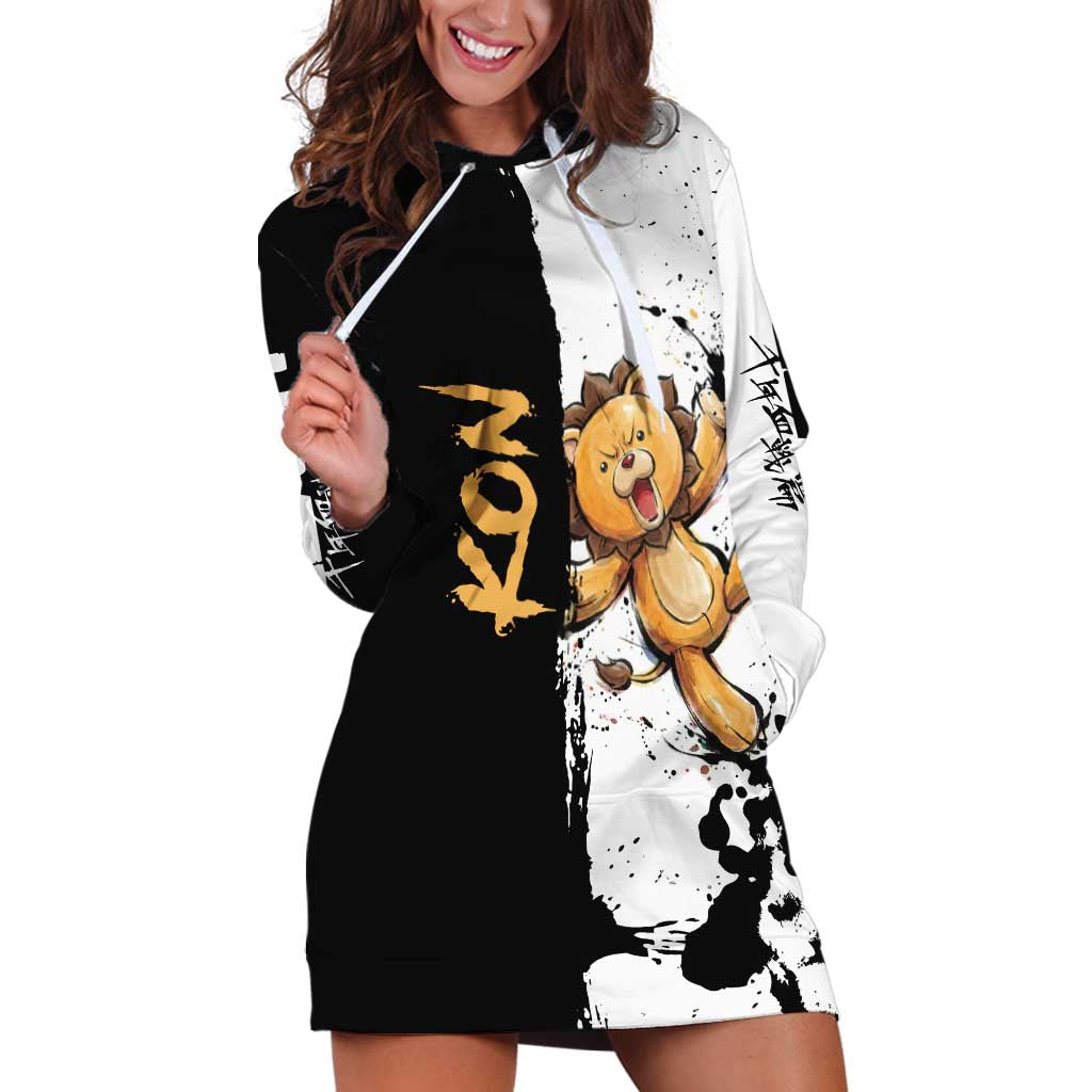Personalized Kon Hoodie Dress Ink Splash Anime Brush Style