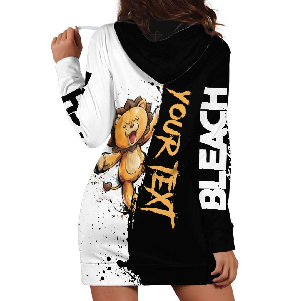 Personalized Kon Hoodie Dress Ink Splash Anime Brush Style