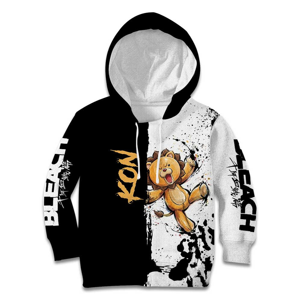 Personalized Kon Kid Hoodie Ink Splash Anime Brush Style