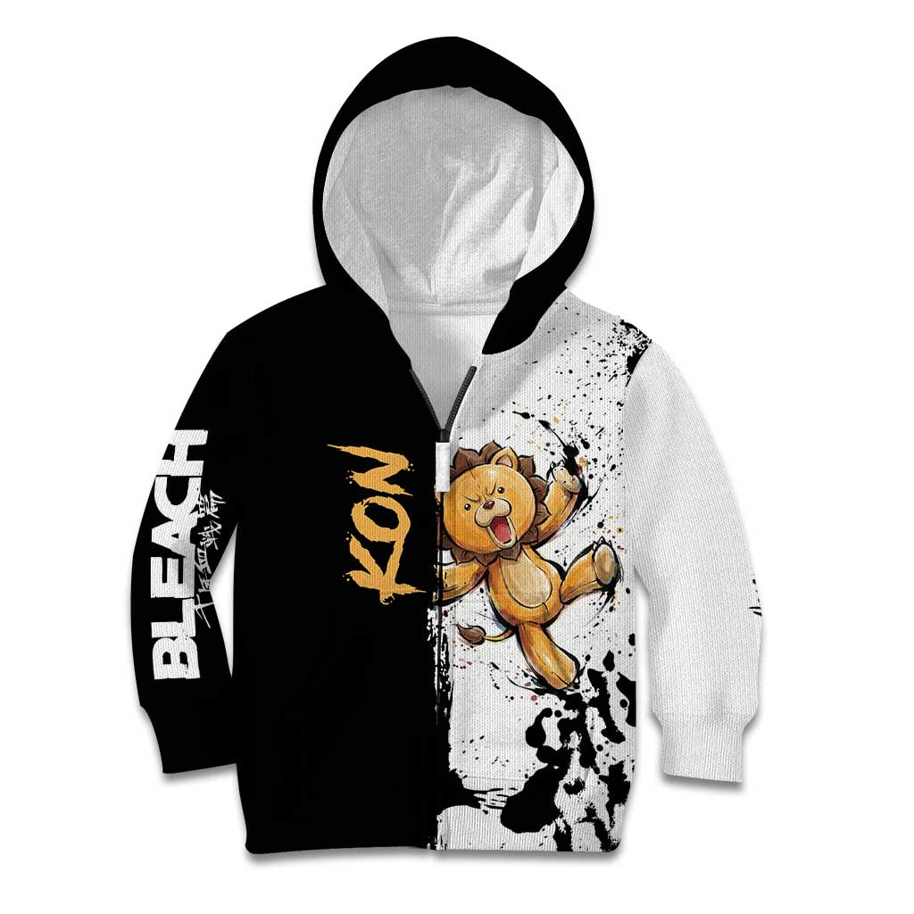 Personalized Kon Kid Hoodie Ink Splash Anime Brush Style