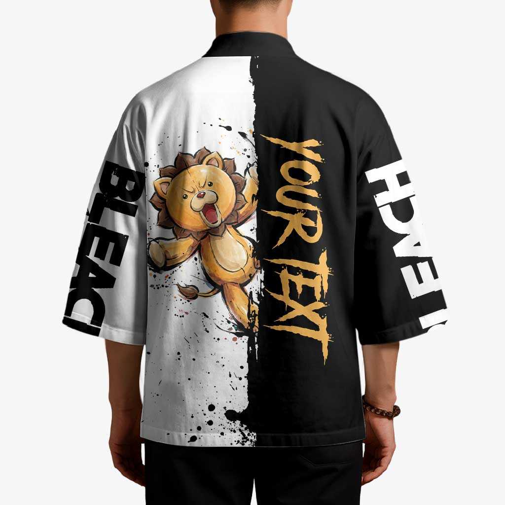 Personalized Kon Kimono Ink Splash Anime Brush Style