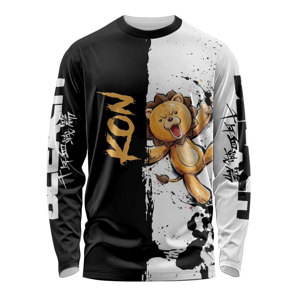 Personalized Kon Long Sleeve Shirt Ink Splash Anime Brush Style