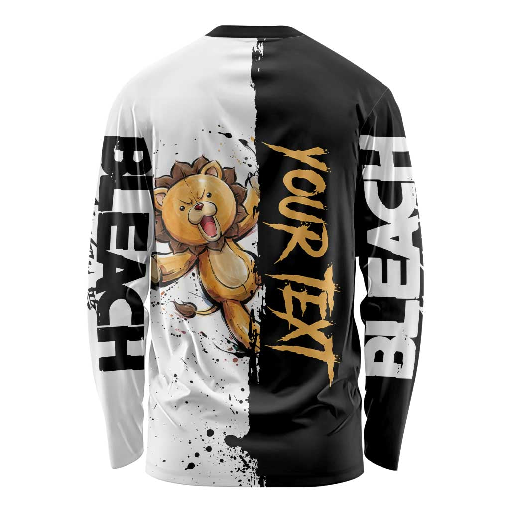 Personalized Kon Long Sleeve Shirt Ink Splash Anime Brush Style