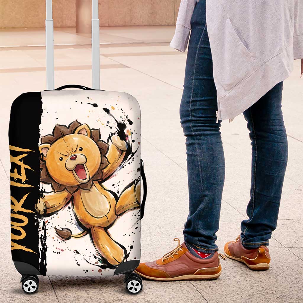 Personalized Kon Luggage Cover Ink Splash Anime Brush Style