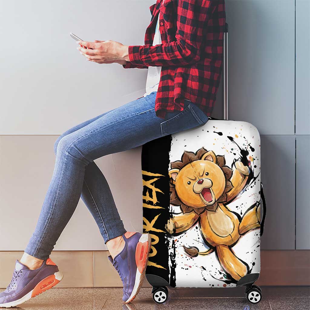 Personalized Kon Luggage Cover Ink Splash Anime Brush Style