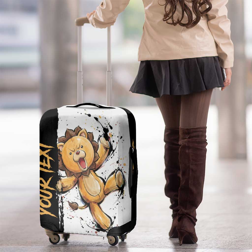 Personalized Kon Luggage Cover Ink Splash Anime Brush Style