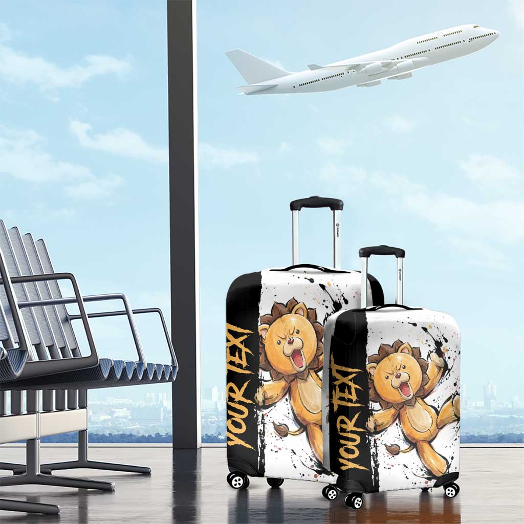 Personalized Kon Luggage Cover Ink Splash Anime Brush Style