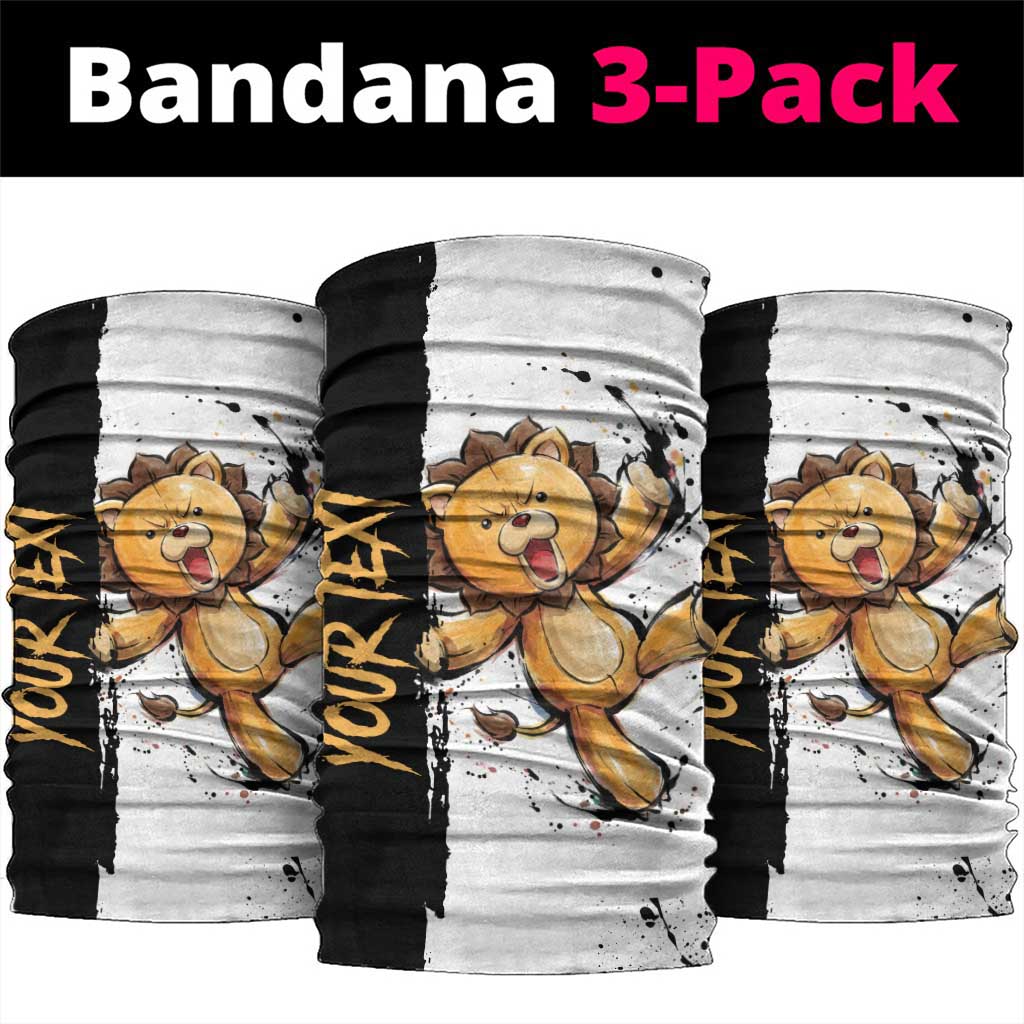 Personalized Kon Neck Gaiter Ink Splash Anime Brush Style