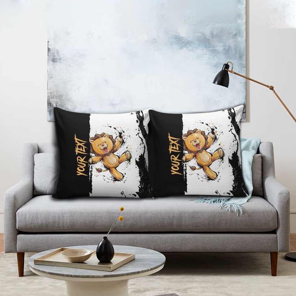 Personalized Kon Pillow Cover Ink Splash Anime Brush Style