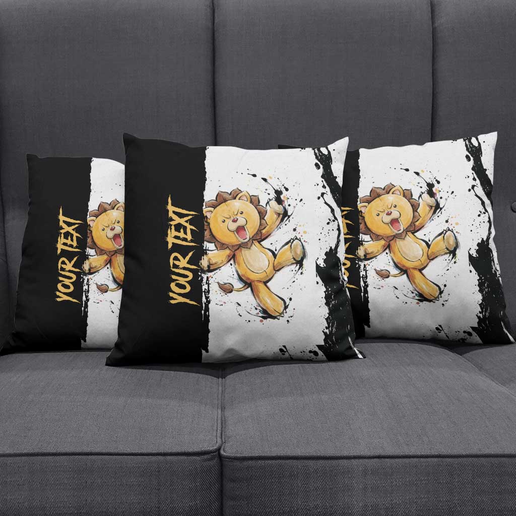 Personalized Kon Pillow Cover Ink Splash Anime Brush Style