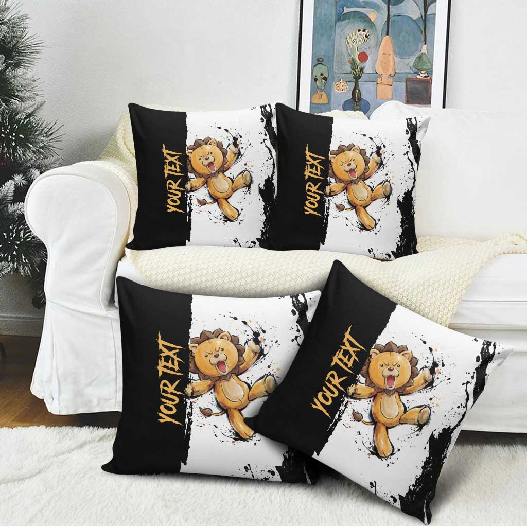 Personalized Kon Pillow Cover Ink Splash Anime Brush Style