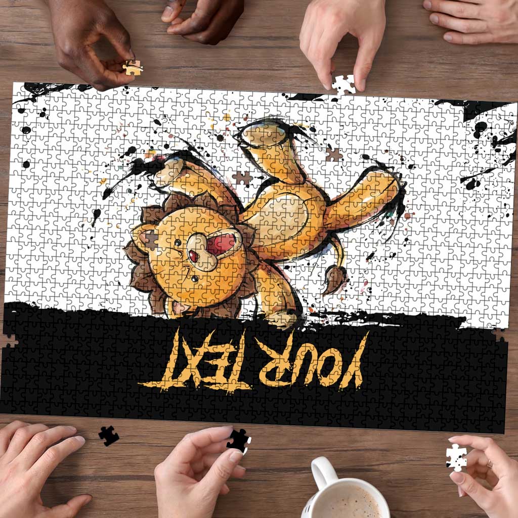 Personalized Kon Puzzle Ink Splash Anime Brush Style