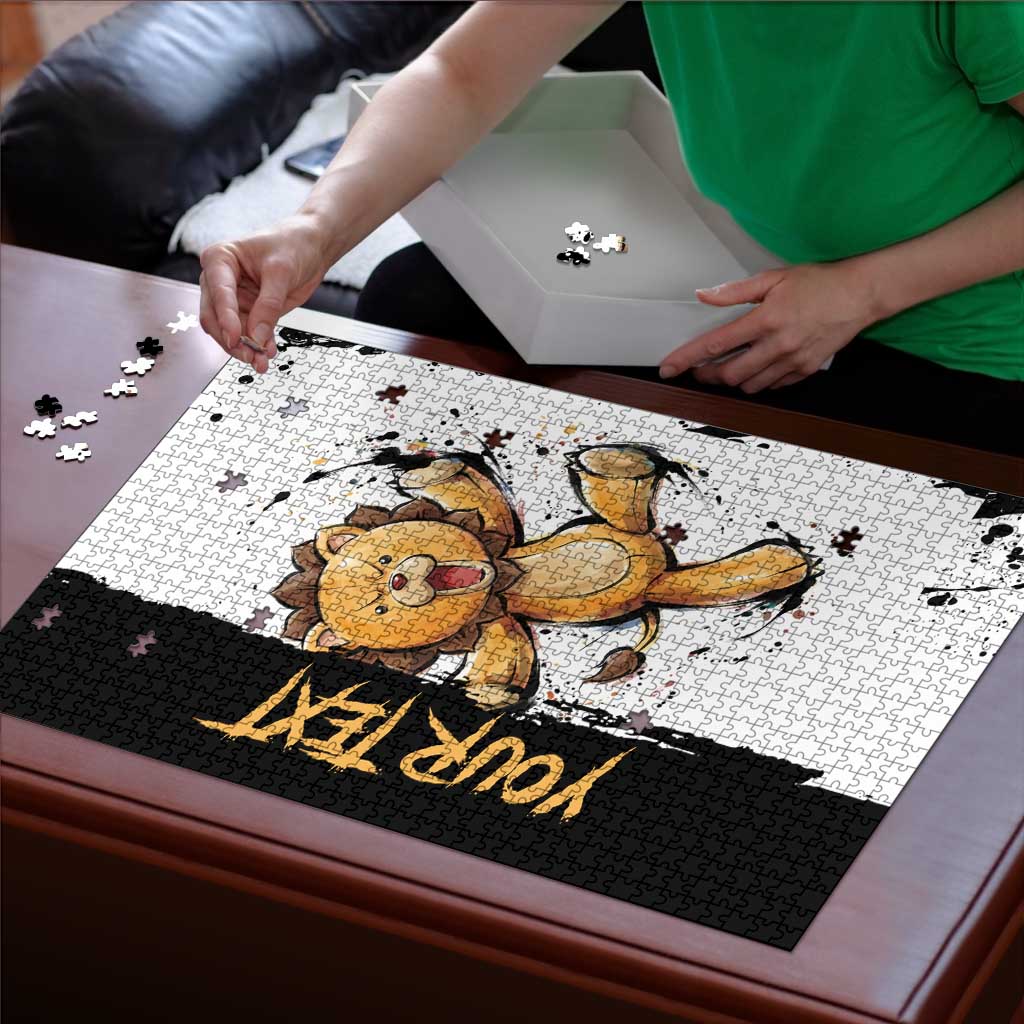 Personalized Kon Puzzle Ink Splash Anime Brush Style