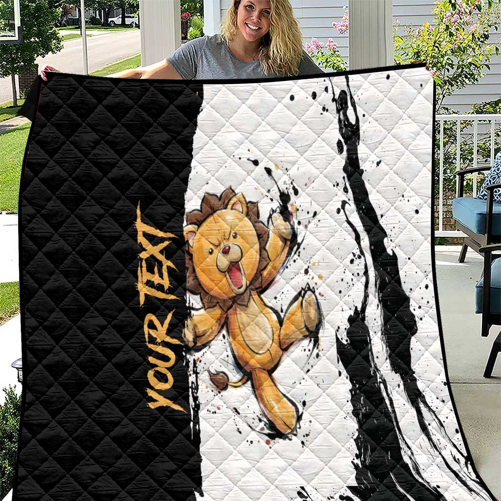 Personalized Kon Quilt Ink Splash Anime Brush Style