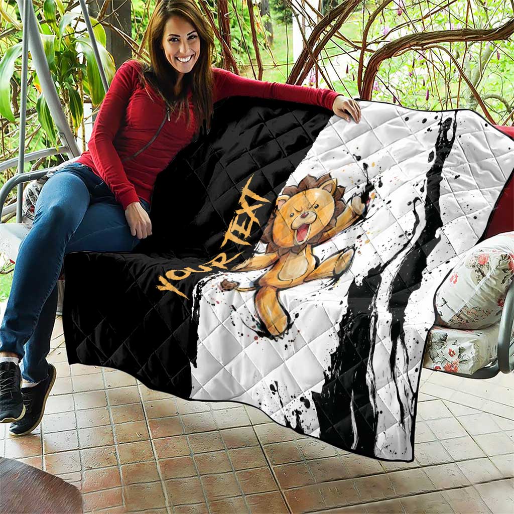 Personalized Kon Quilt Ink Splash Anime Brush Style