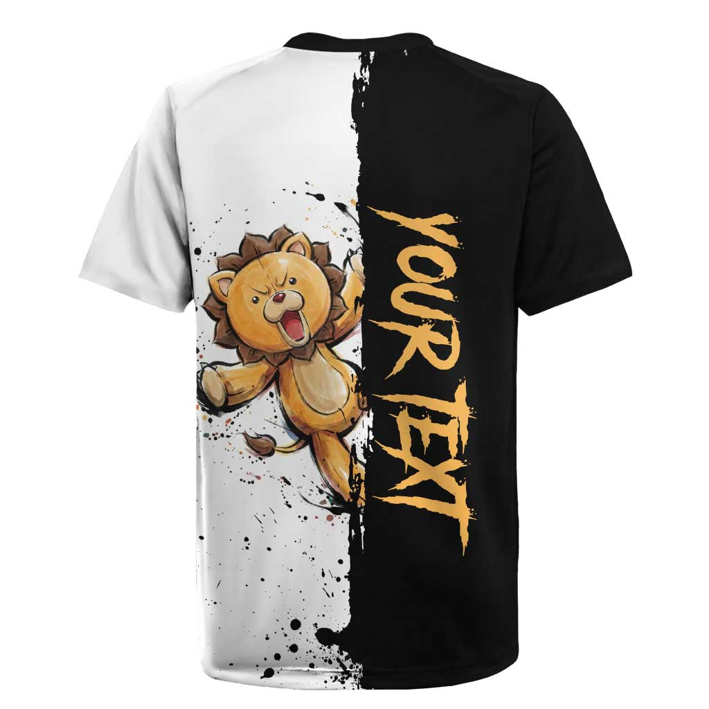 Personalized Kon Rugby Jersey Ink Splash Anime Brush Style