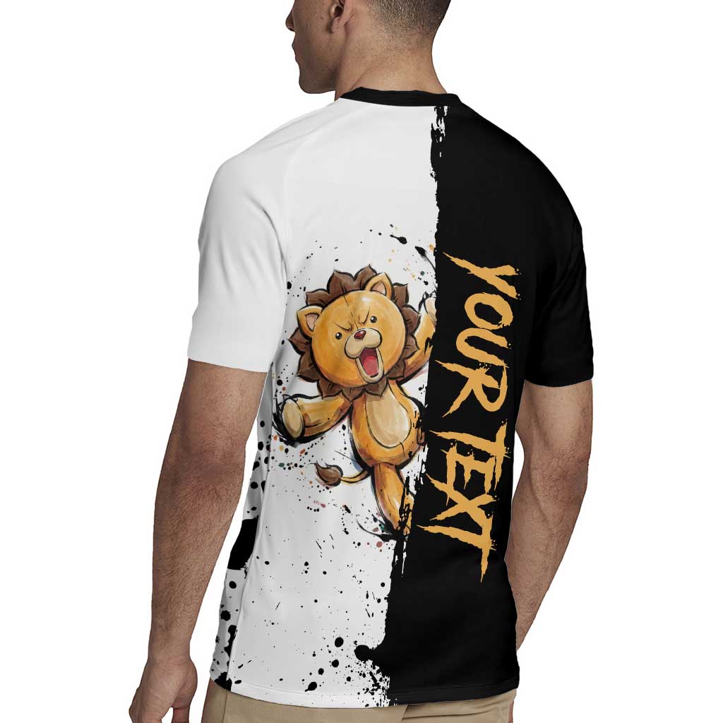 Personalized Kon Rugby Jersey Ink Splash Anime Brush Style