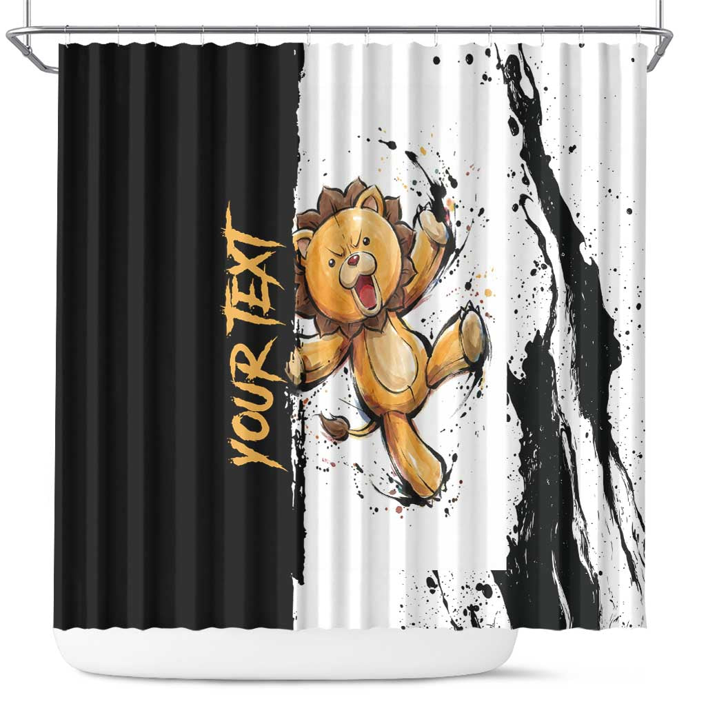 Personalized Kon Shower Curtain Ink Splash Anime Brush Style