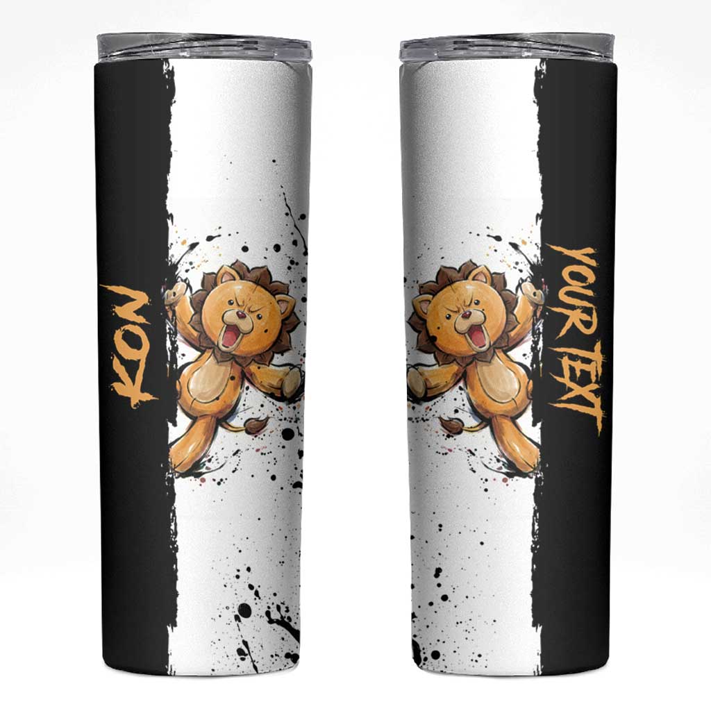 Personalized Kon Skinny Tumbler Ink Splash Anime Brush Style