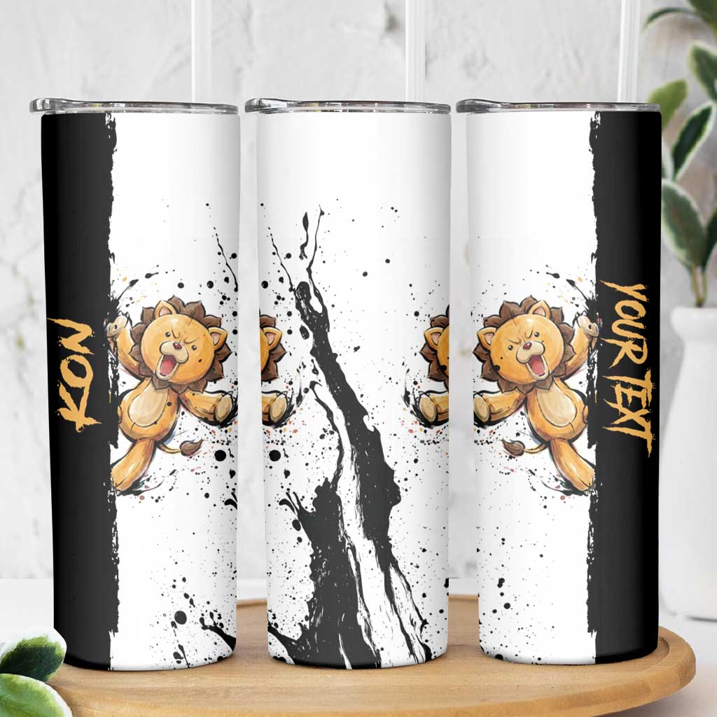 Personalized Kon Skinny Tumbler Ink Splash Anime Brush Style