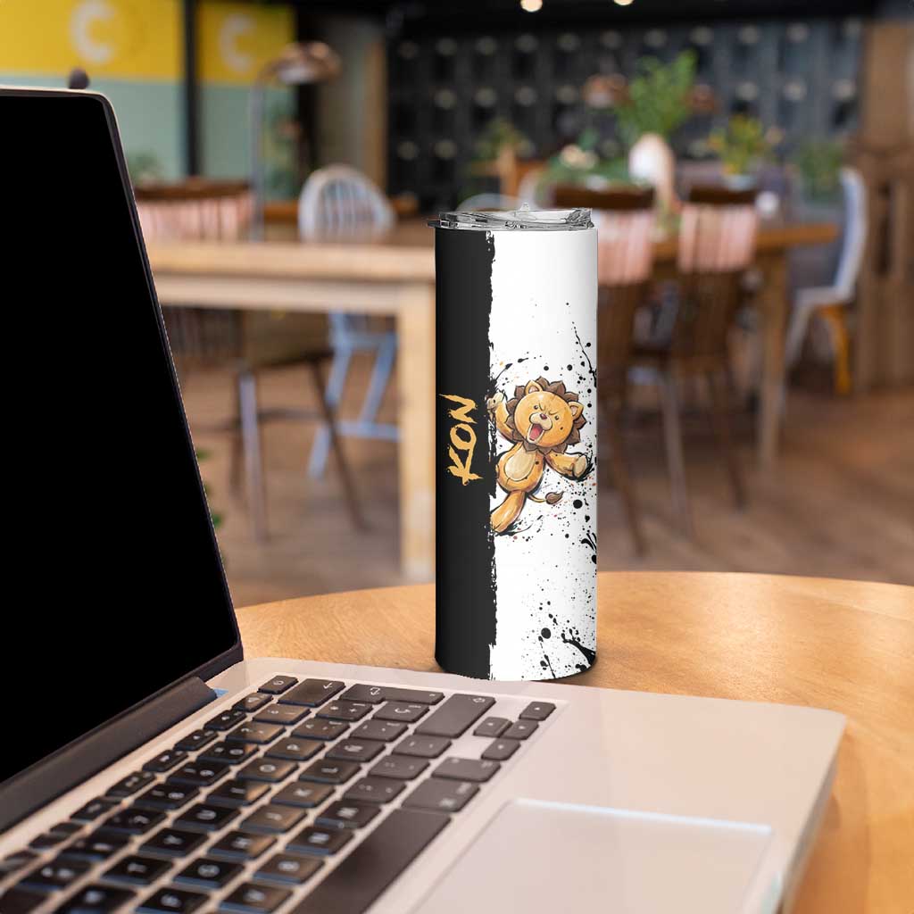 Personalized Kon Skinny Tumbler Ink Splash Anime Brush Style