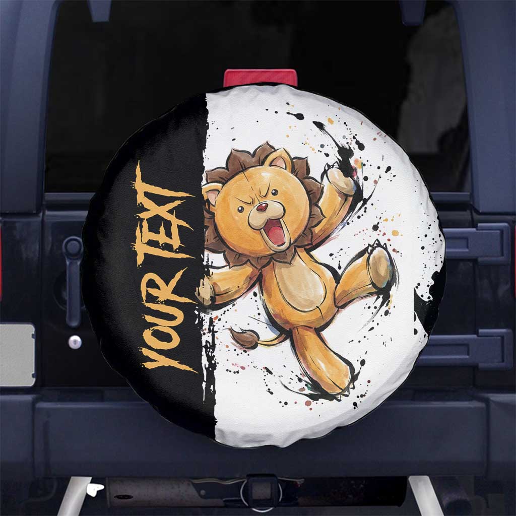 Personalized Kon Spare Tire Cover Ink Splash Anime Brush Style