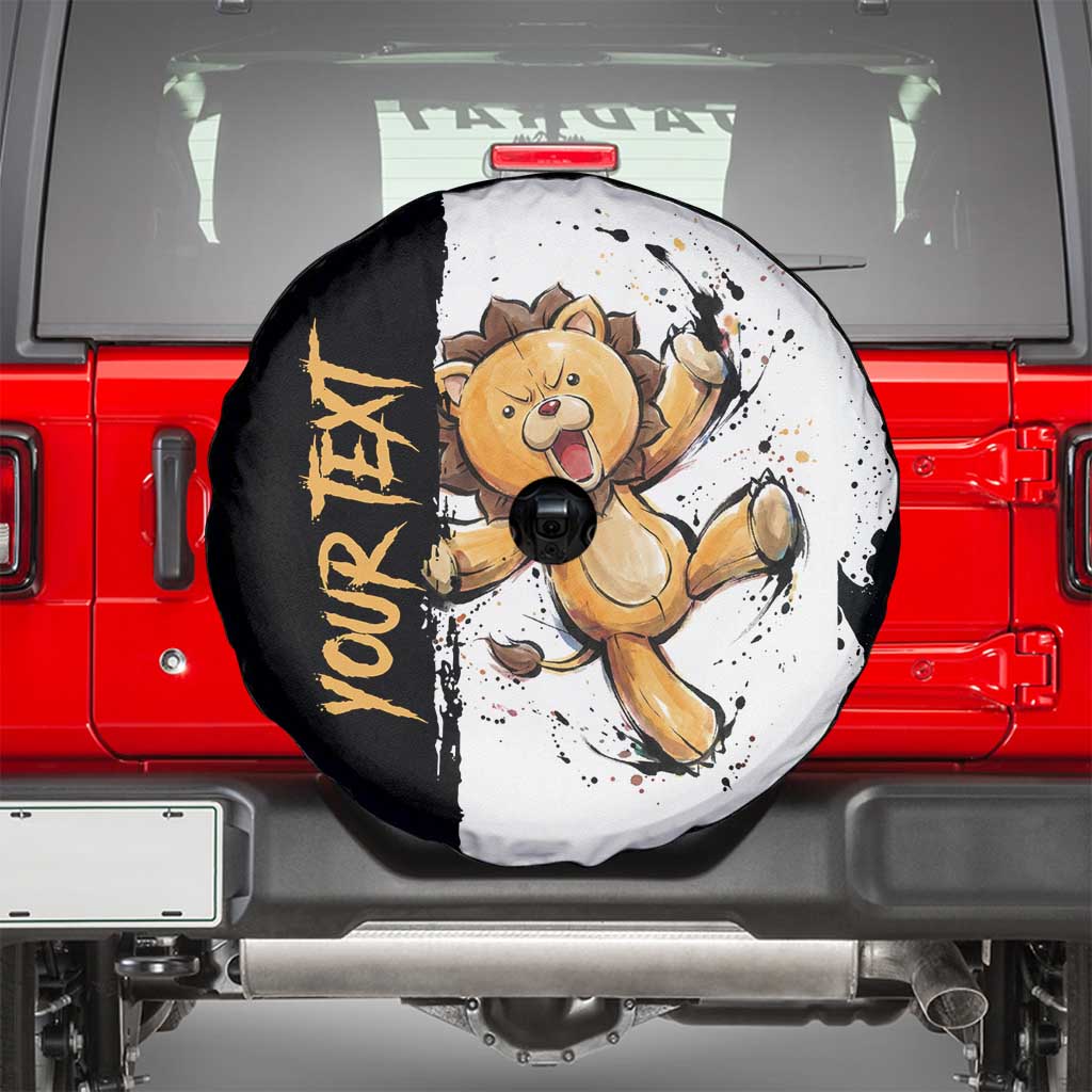 Personalized Kon Spare Tire Cover Ink Splash Anime Brush Style