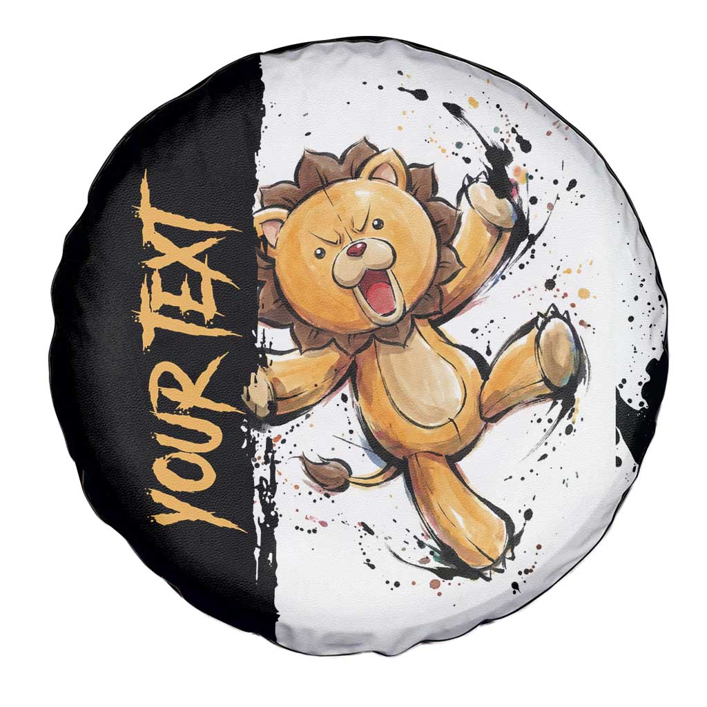 Personalized Kon Spare Tire Cover Ink Splash Anime Brush Style