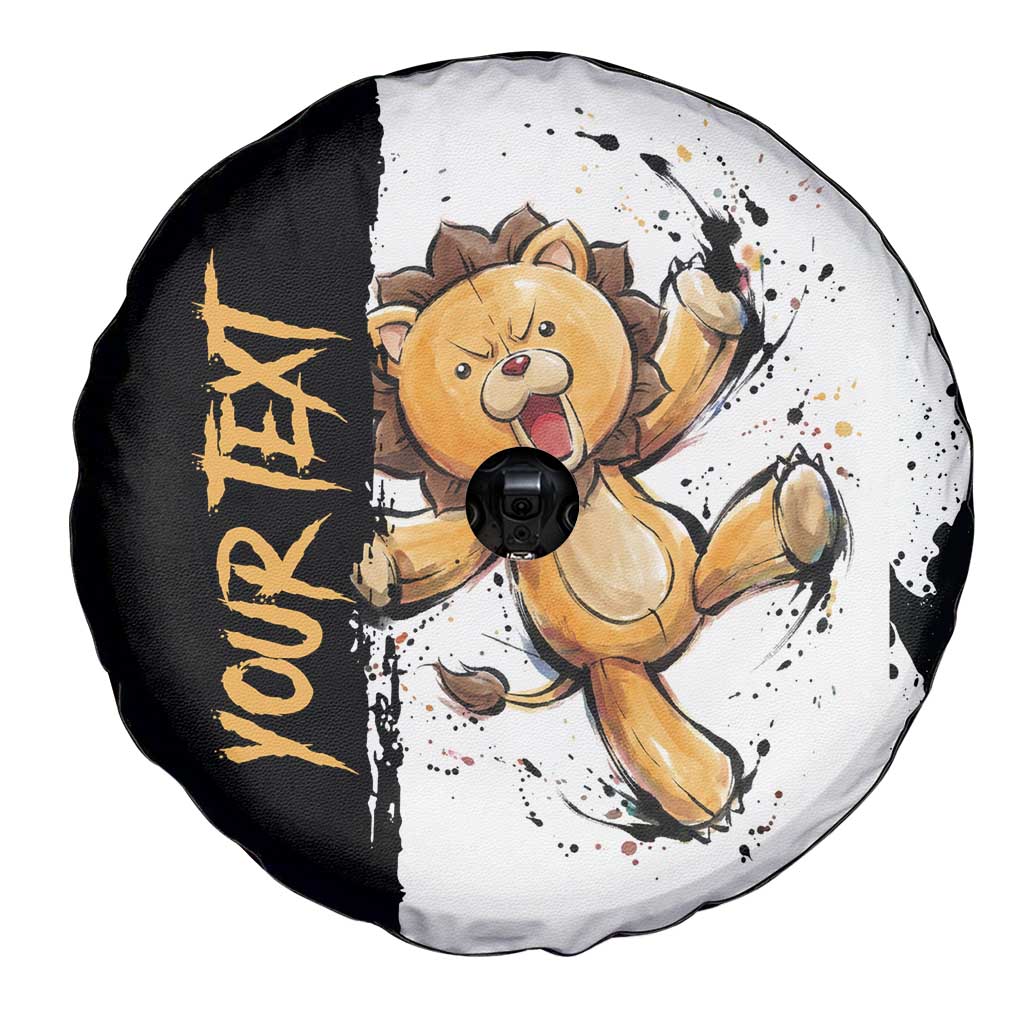 Personalized Kon Spare Tire Cover Ink Splash Anime Brush Style
