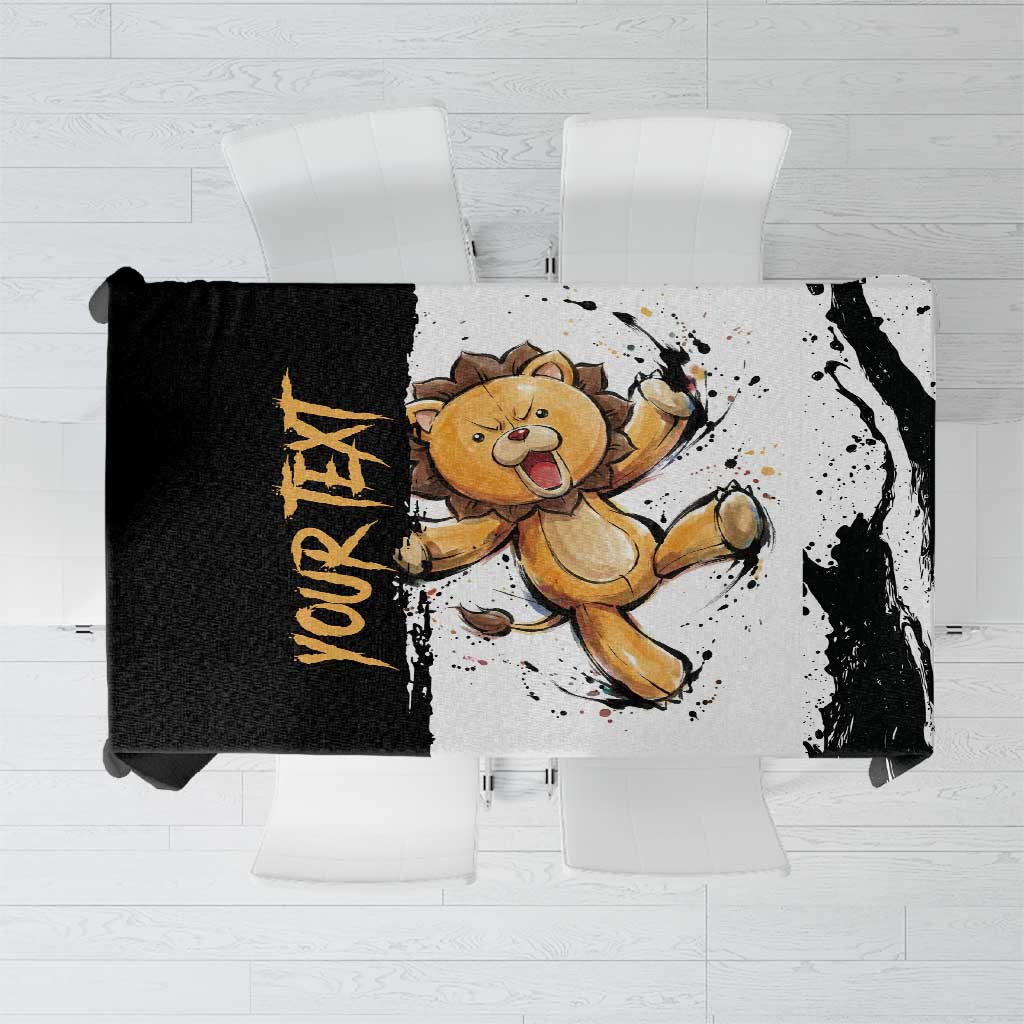 Personalized Kon Tablecloth Ink Splash Anime Brush Style