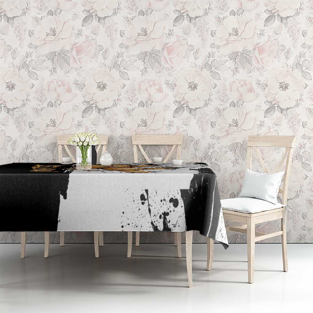 Personalized Kon Tablecloth Ink Splash Anime Brush Style
