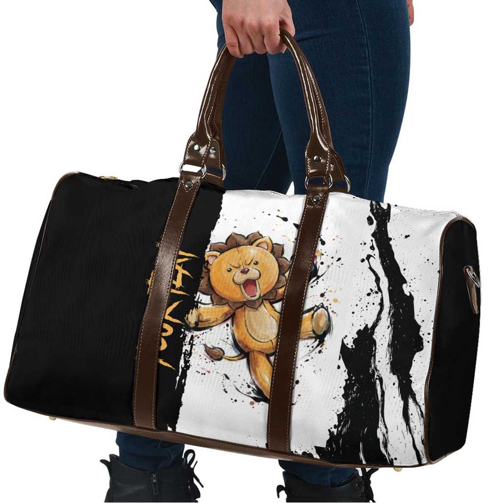 Personalized Kon Travel Bag Ink Splash Anime Brush Style