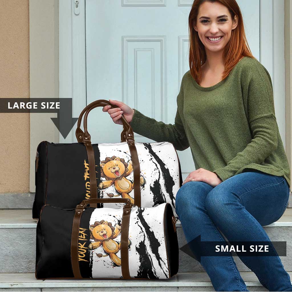 Personalized Kon Travel Bag Ink Splash Anime Brush Style