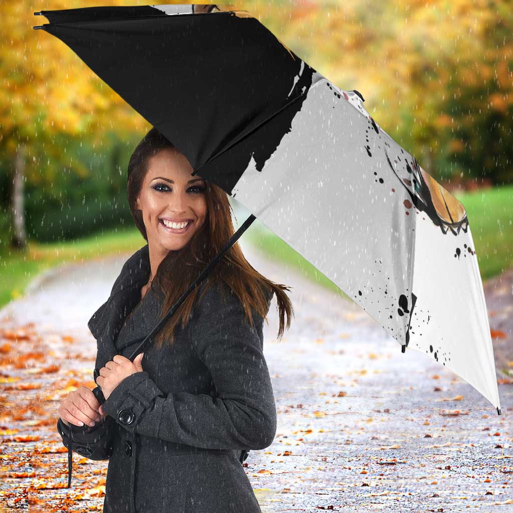 Personalized Kon Umbrella Ink Splash Anime Brush Style