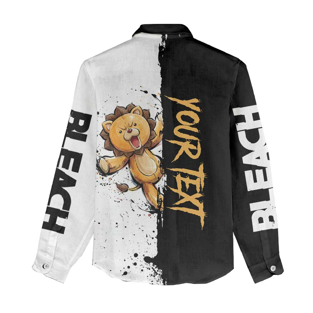 Personalized Kon Women Casual Shirt Ink Splash Anime Brush Style