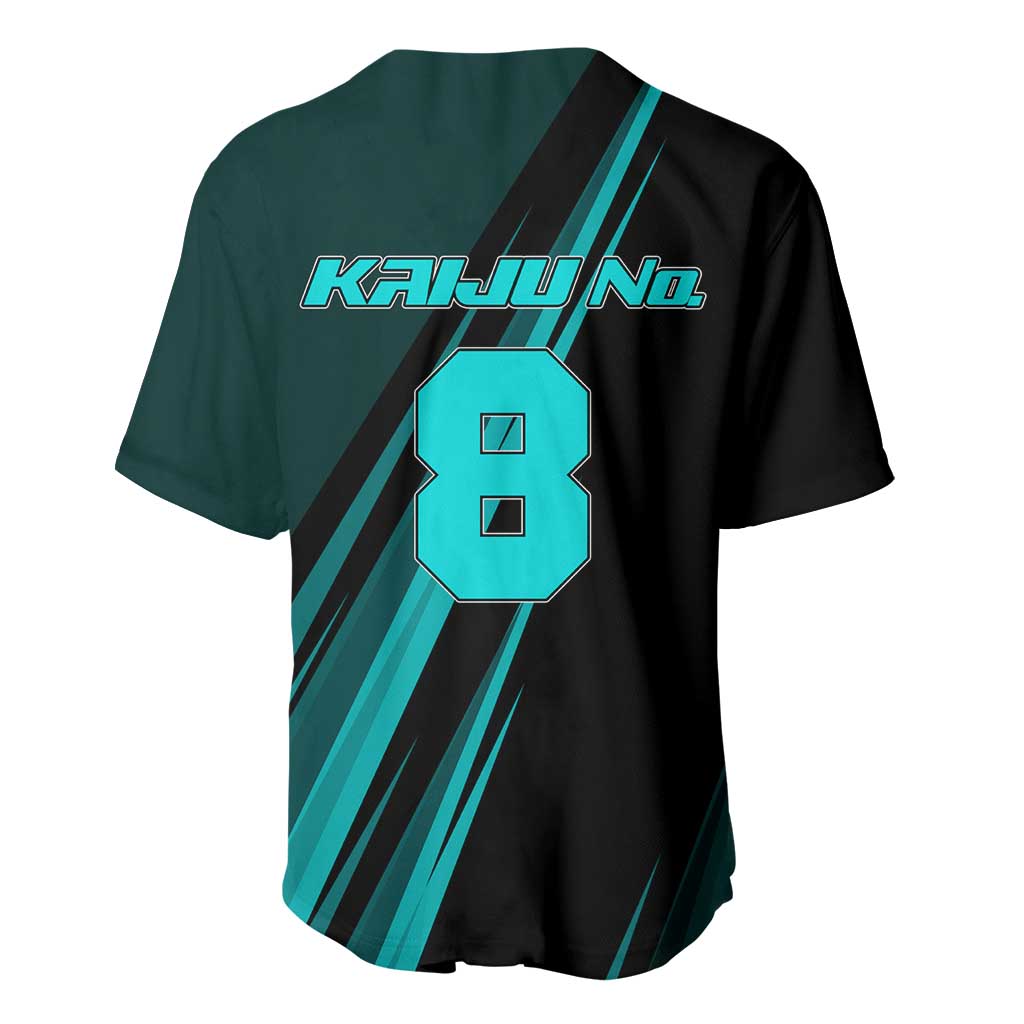 Kaiju No. 8 Monster Form Baseball Jersey Neon Manga Combat Style