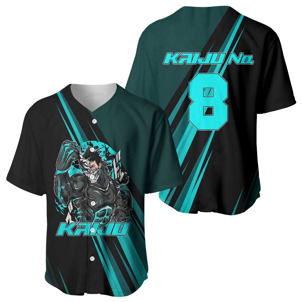 Kaiju No. 8 Monster Form Baseball Jersey Neon Manga Combat Style