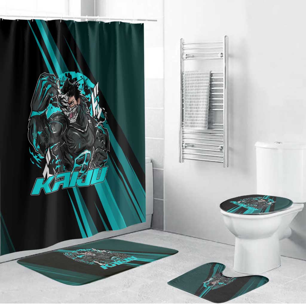 Kaiju No. 8 Monster Form Bathroom Set Neon Manga Combat Style