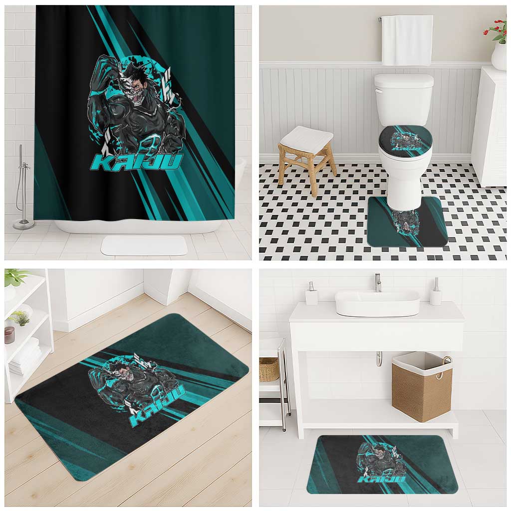 Kaiju No. 8 Monster Form Bathroom Set Neon Manga Combat Style