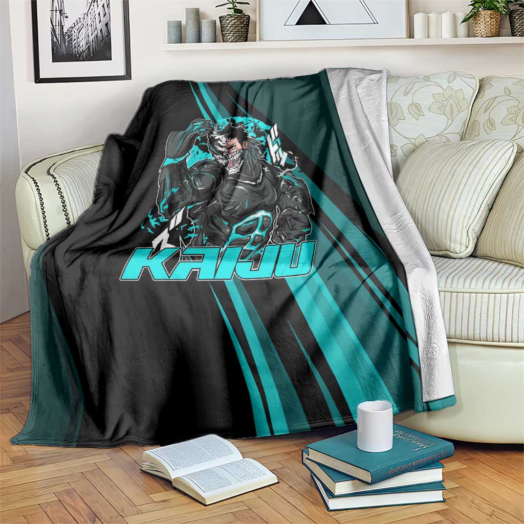 Kaiju No. 8 Monster Form Blanket Neon Manga Combat Style