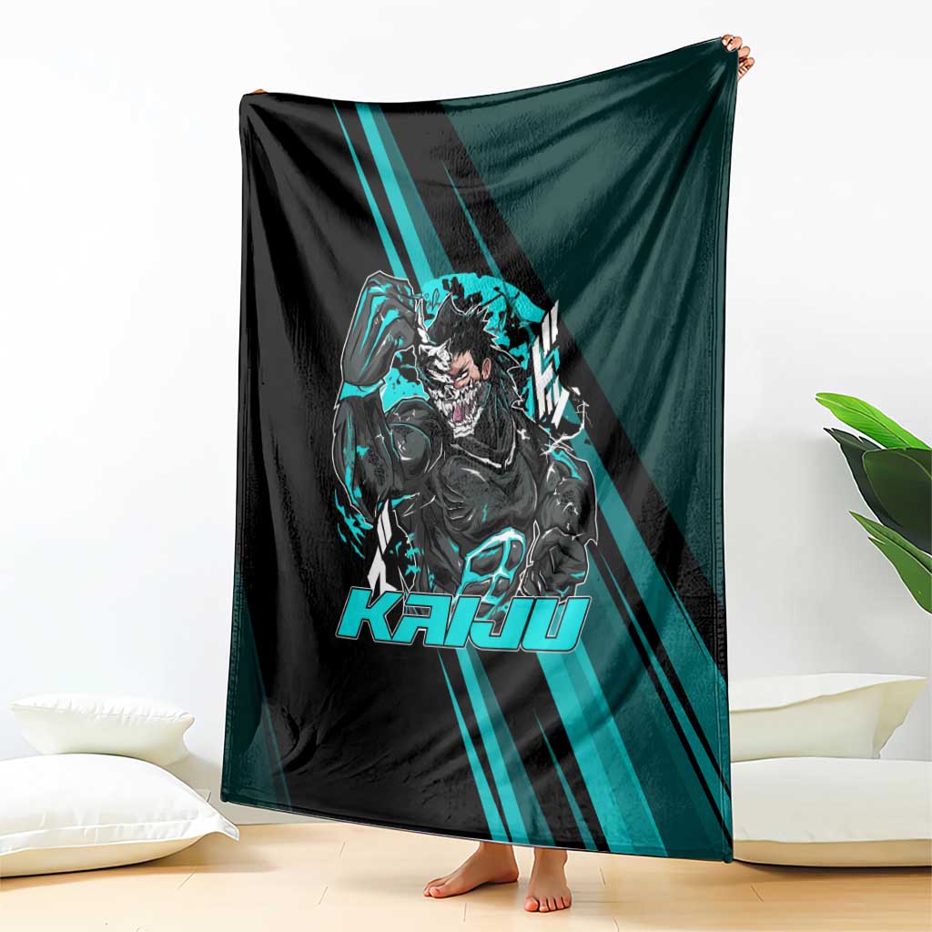 Kaiju No. 8 Monster Form Blanket Neon Manga Combat Style