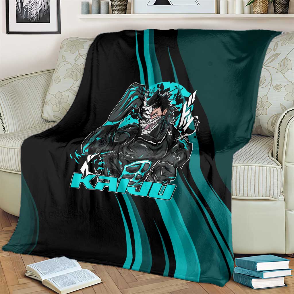 Kaiju No. 8 Monster Form Blanket Neon Manga Combat Style