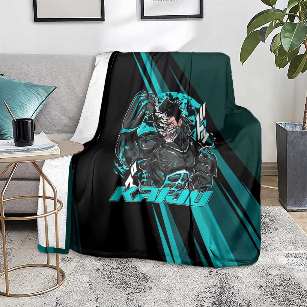 Kaiju No. 8 Monster Form Blanket Neon Manga Combat Style
