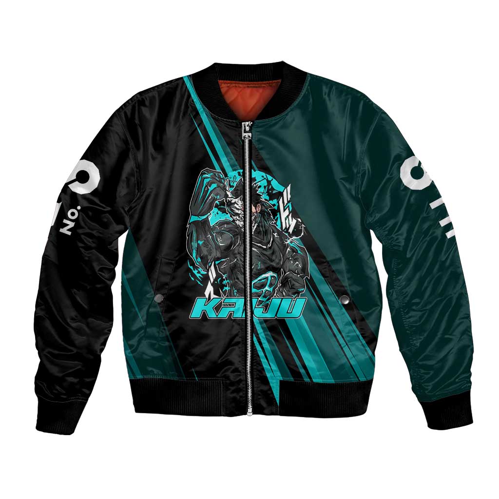 Kaiju No. 8 Monster Form Bomber Jacket Neon Manga Combat Style