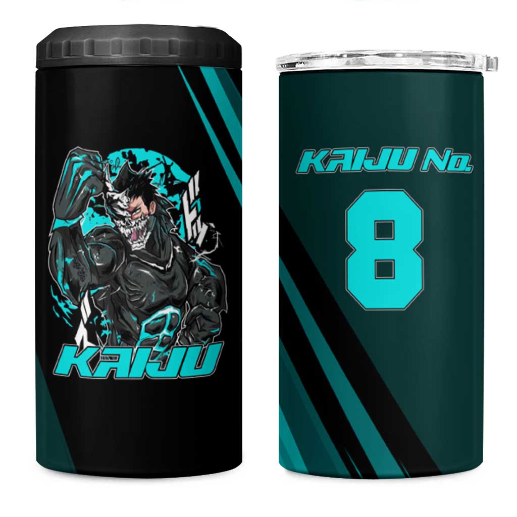 Kaiju No. 8 Monster Form 4 in 1 Can Cooler Tumbler Neon Manga Combat Style