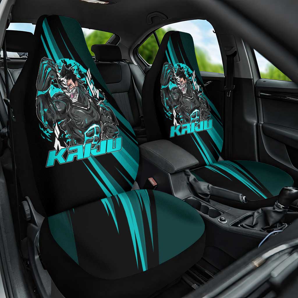 Kaiju No. 8 Monster Form Car Seat Cover Neon Manga Combat Style