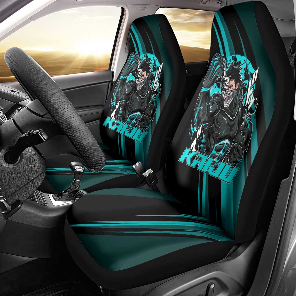 Kaiju No. 8 Monster Form Car Seat Cover Neon Manga Combat Style